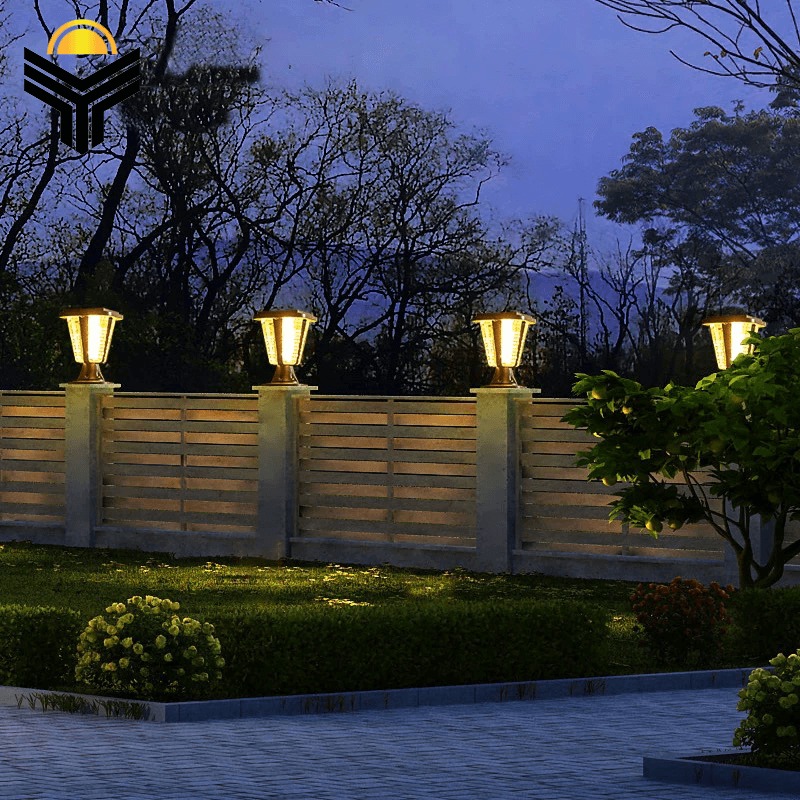 Best Solar Gate Post Lights for 2024 - Post Lights for Gates Powered by ...